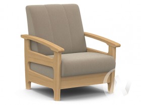 Кресло для отдыха Омега (бук лак/CATANIA LATTE) в Чернолучинском - chernoluchinskij.katalogmebeli.com | фото