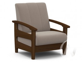 Кресло для отдыха Омега (орех лак/CATANIA COCOA) в Чернолучинском - chernoluchinskij.katalogmebeli.com | фото
