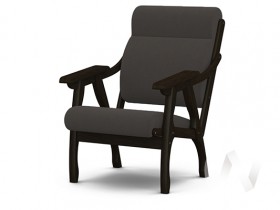 Кресло Вега-10 (венге лак/ULTRA GRAFIT) в Чернолучинском - chernoluchinskij.katalogmebeli.com | фото